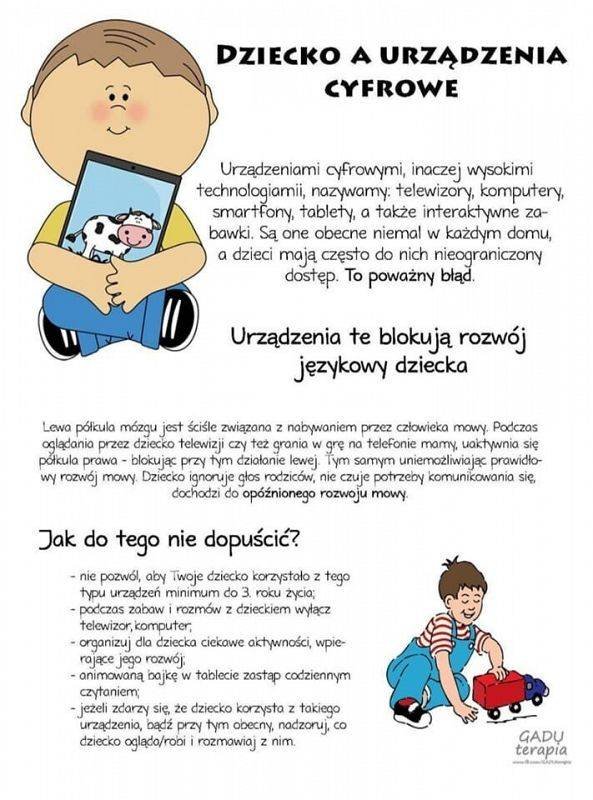 Dziecko a urządzenia cyfrowe